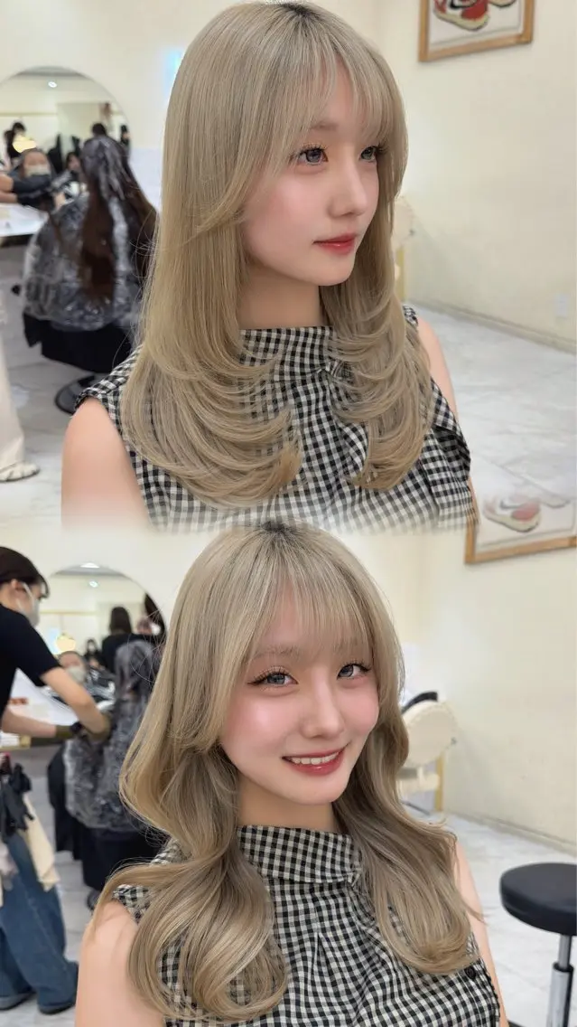 ロング カット hiyori🎀 トレンドレイヤーのヘアスタイル