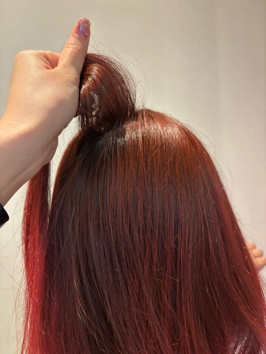 セミロング カラー カット ヘアカラー ワタナベ イオリ🧼のヘアスタイル