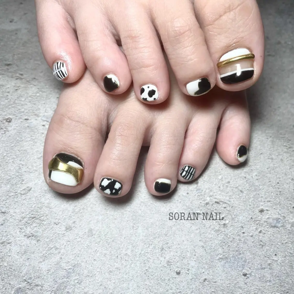 ネイル フットネイル soran nailのネイルデザイン