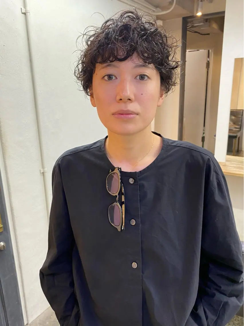 ショート パーマ ショートヘア カット パーマ トリートメント 坂本 裕介のヘアスタイル