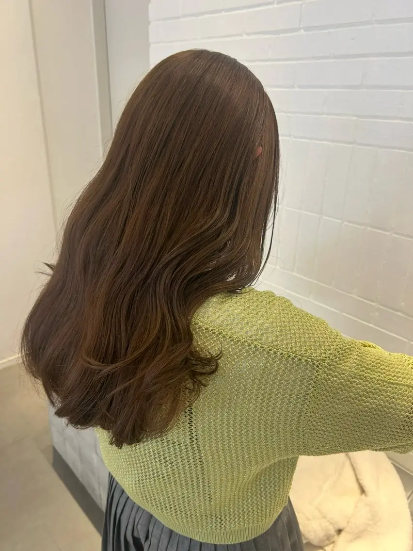 ロング ボブ エクステ 外国人風カラー レイヤーカット ヘアカラー トリートメント MiRI💜地毛級 エクステ✖似合わせ技のヘアスタイル