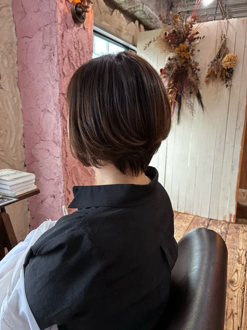 ショート カラー 大人ショートボブ専門 /増田英二のヘアスタイル