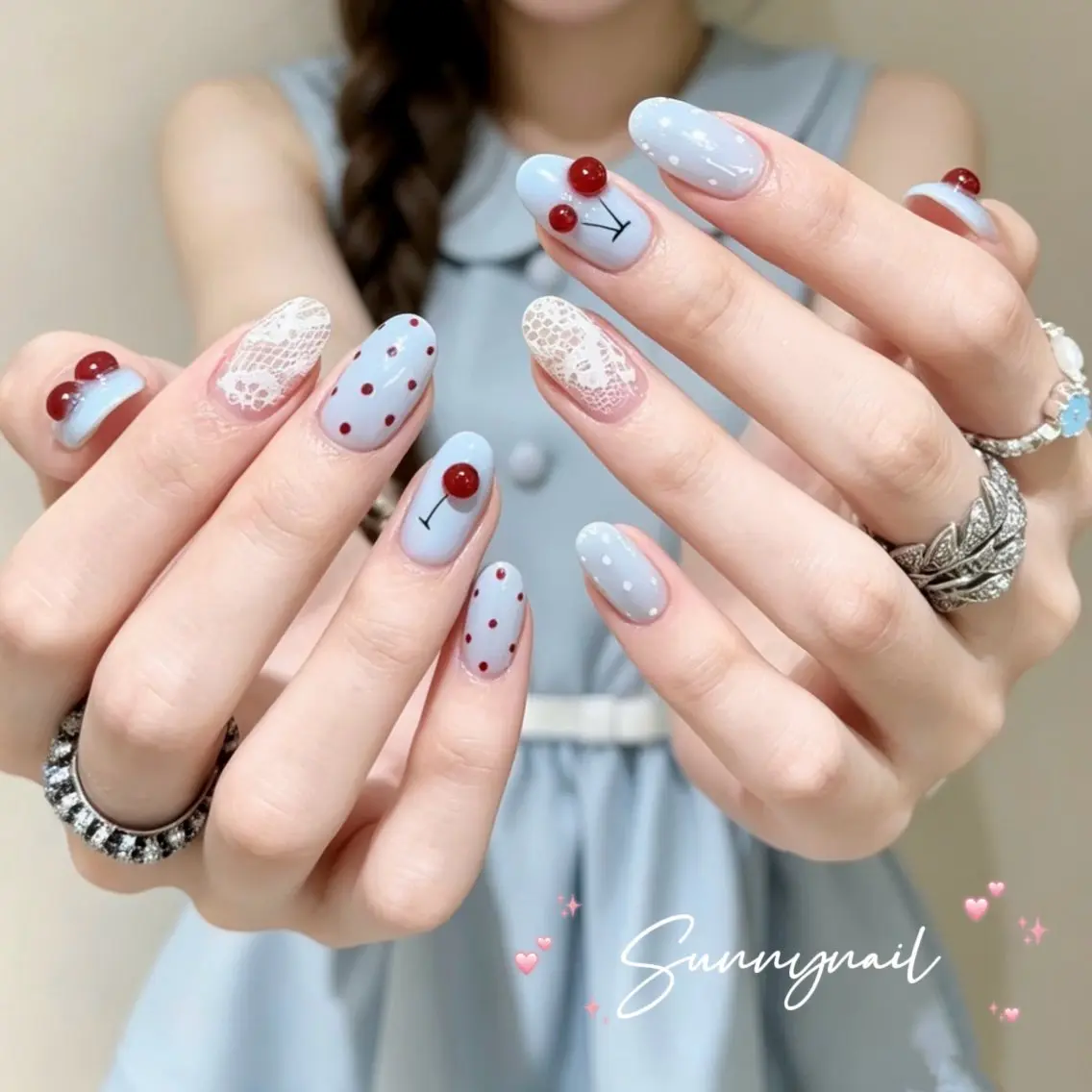 ネイル ハンドネイル ハンドケア sunnynail 小桃のネイルデザイン