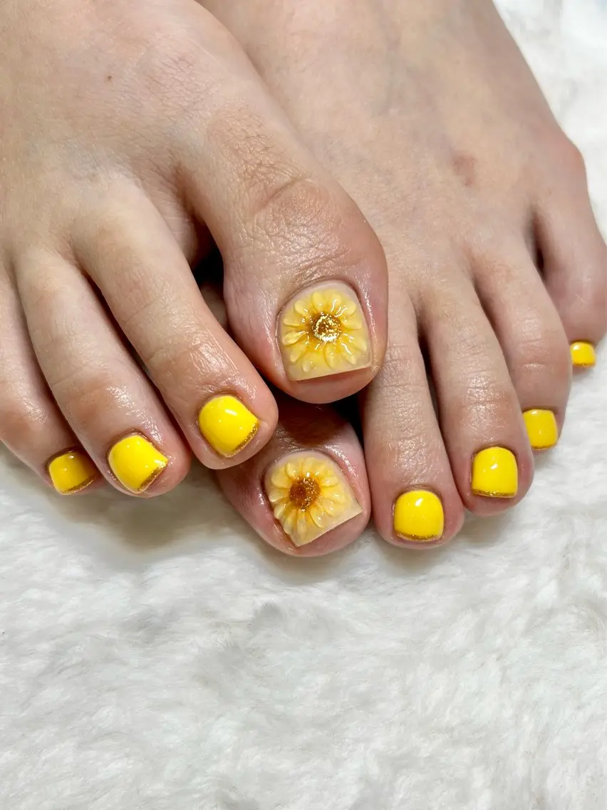 ネイル フットネイル Mallow nailのネイルデザイン