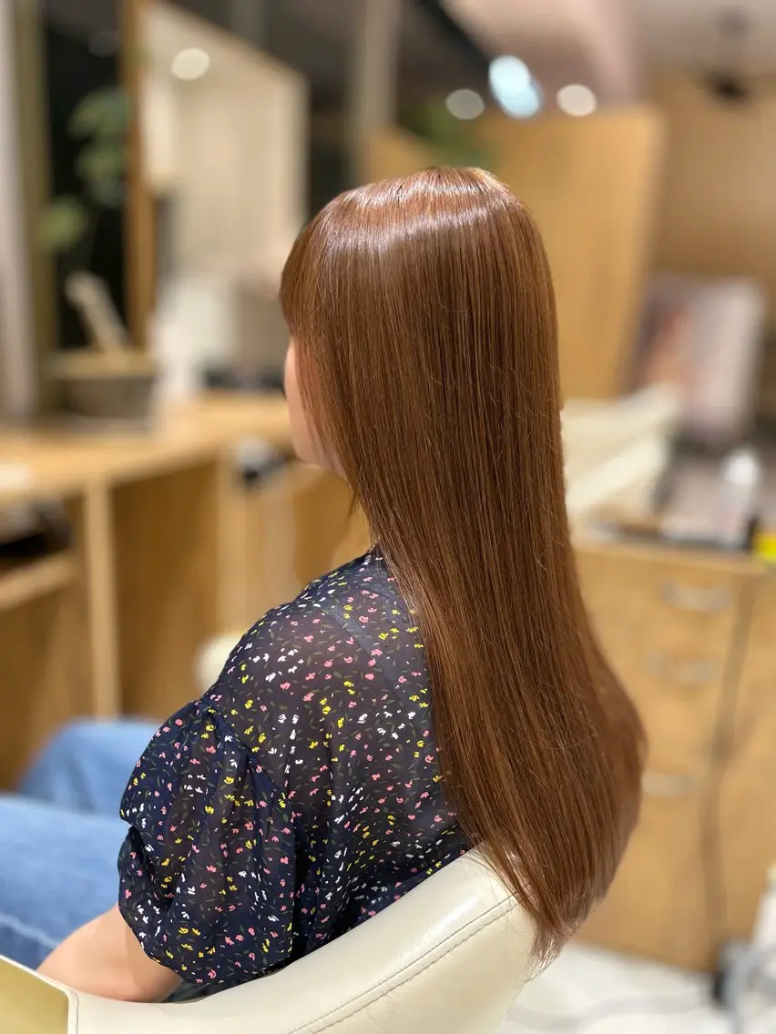 ロング カット 縮毛矯正 トリートメント ✨艶髪カラー✨\仲内 大也のヘアスタイル