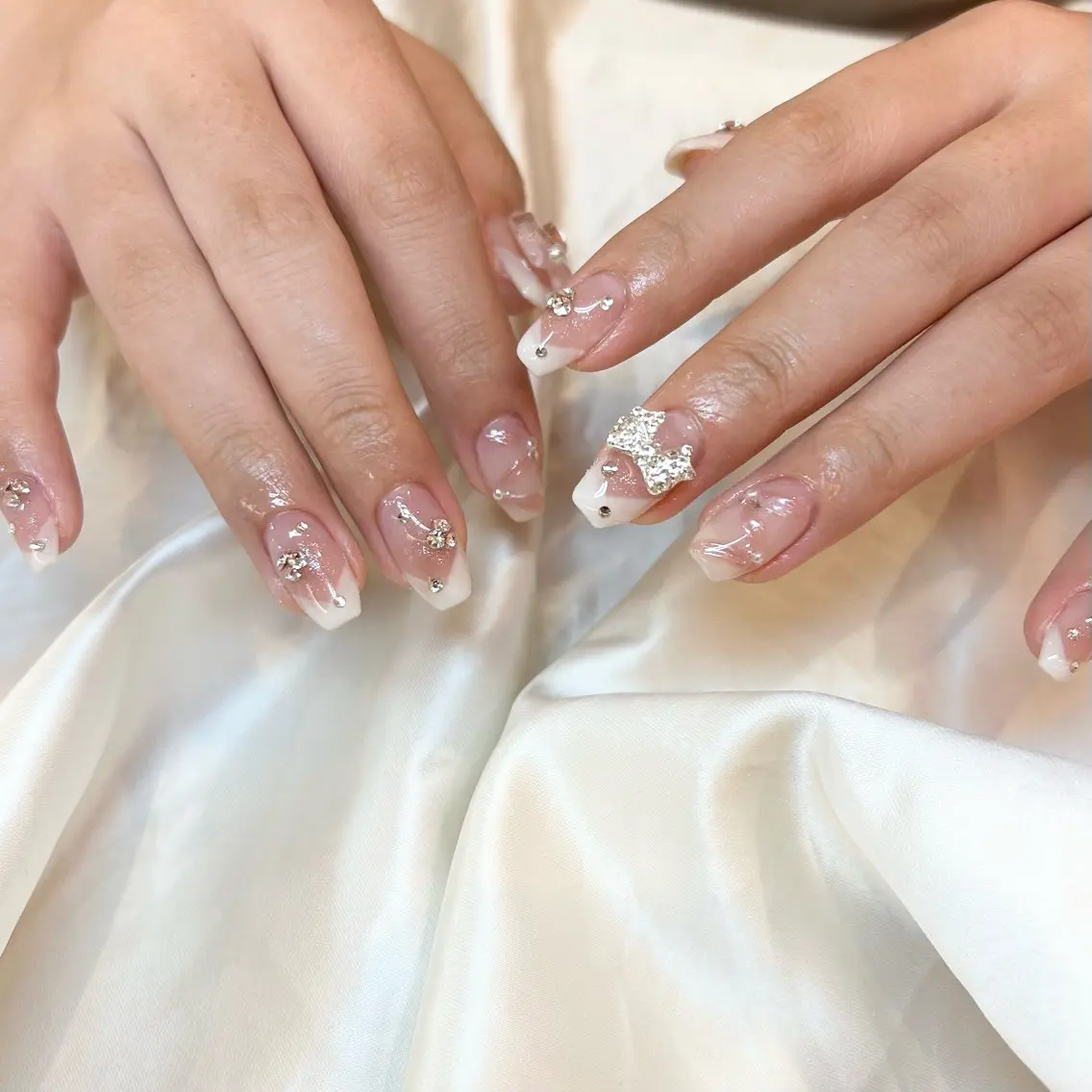 ネイル フレンチネイル LOVE NAIL SAEのネイルデザイン