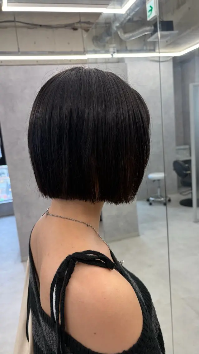 ショート ボブ カット トリートメント 天王寺/レイヤー/ ツヤカラー/maiのヘアスタイル