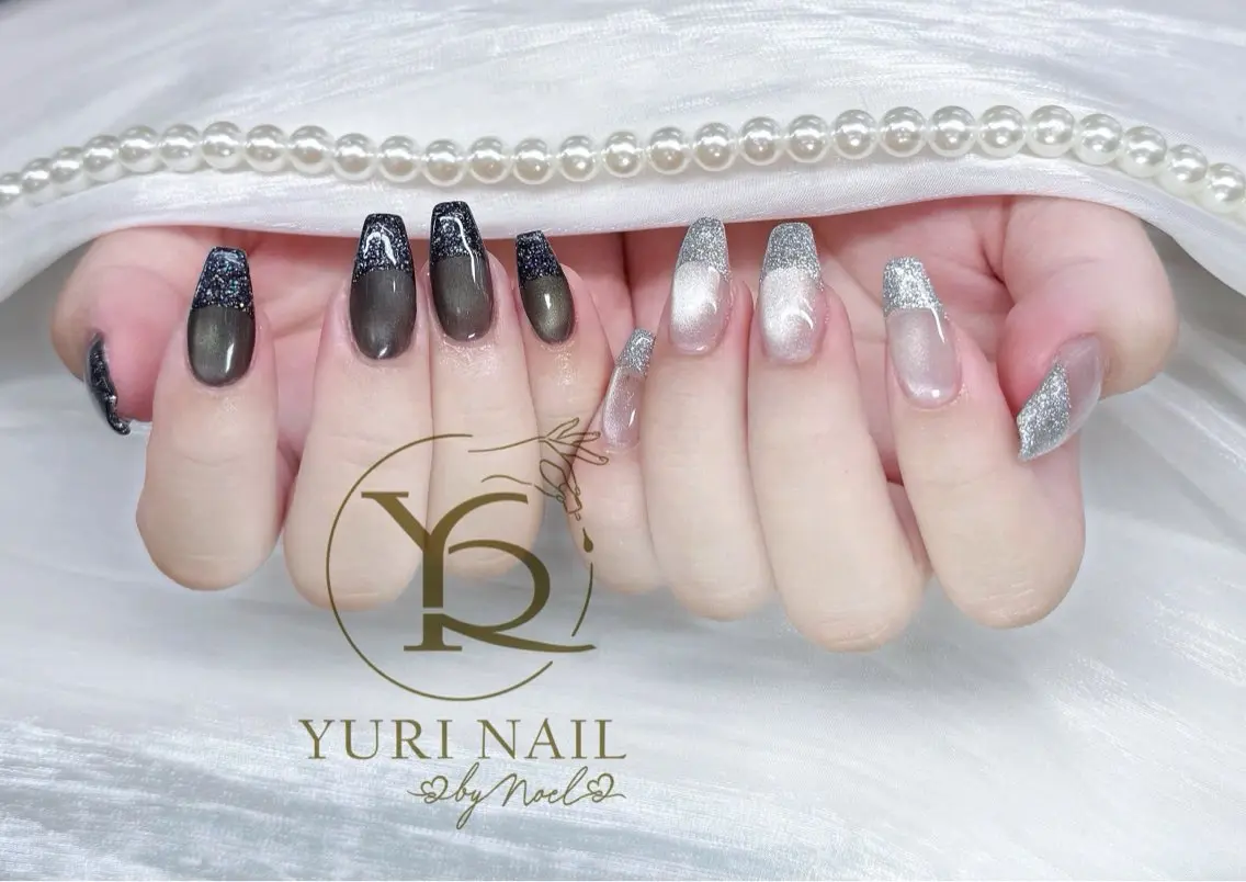 ネイル チークネイル フットネイル フレンチネイル グラデーション キラキラネイル ハンドネイル フットネイル ハンドケア YURI Nail Funabashiのネイルデザイン