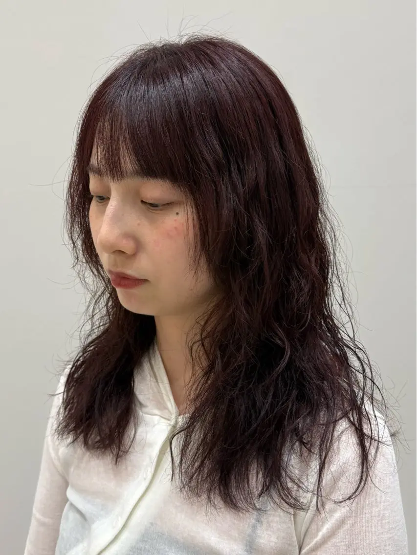 ミディアム パーマ 美髪矯正/パーマ /RIKUのヘアスタイル