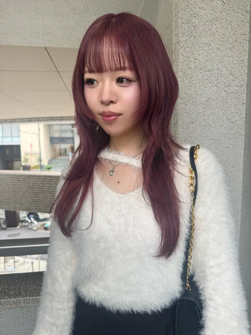 カラー カット ヘアカラー ブリーチカラー🎀 韓国風/寺門美優のヘアスタイル