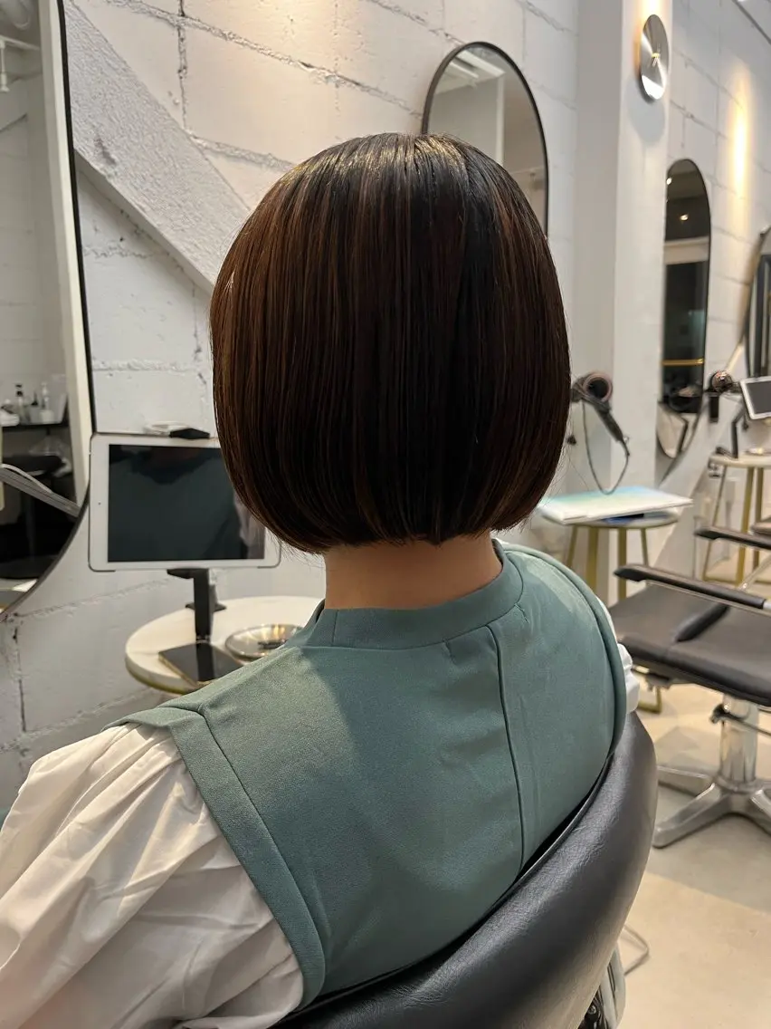 ショート ボブ FERIA あべの yumeho🍭のヘアスタイル
