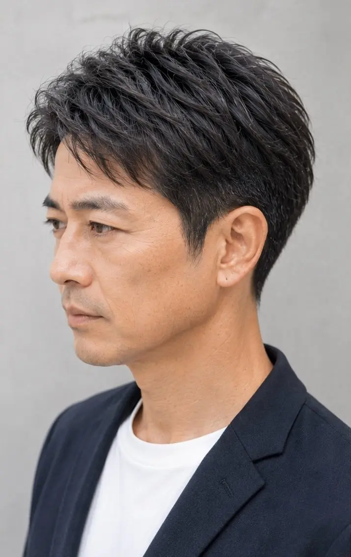 似合わせカット＋白髪染めの写真