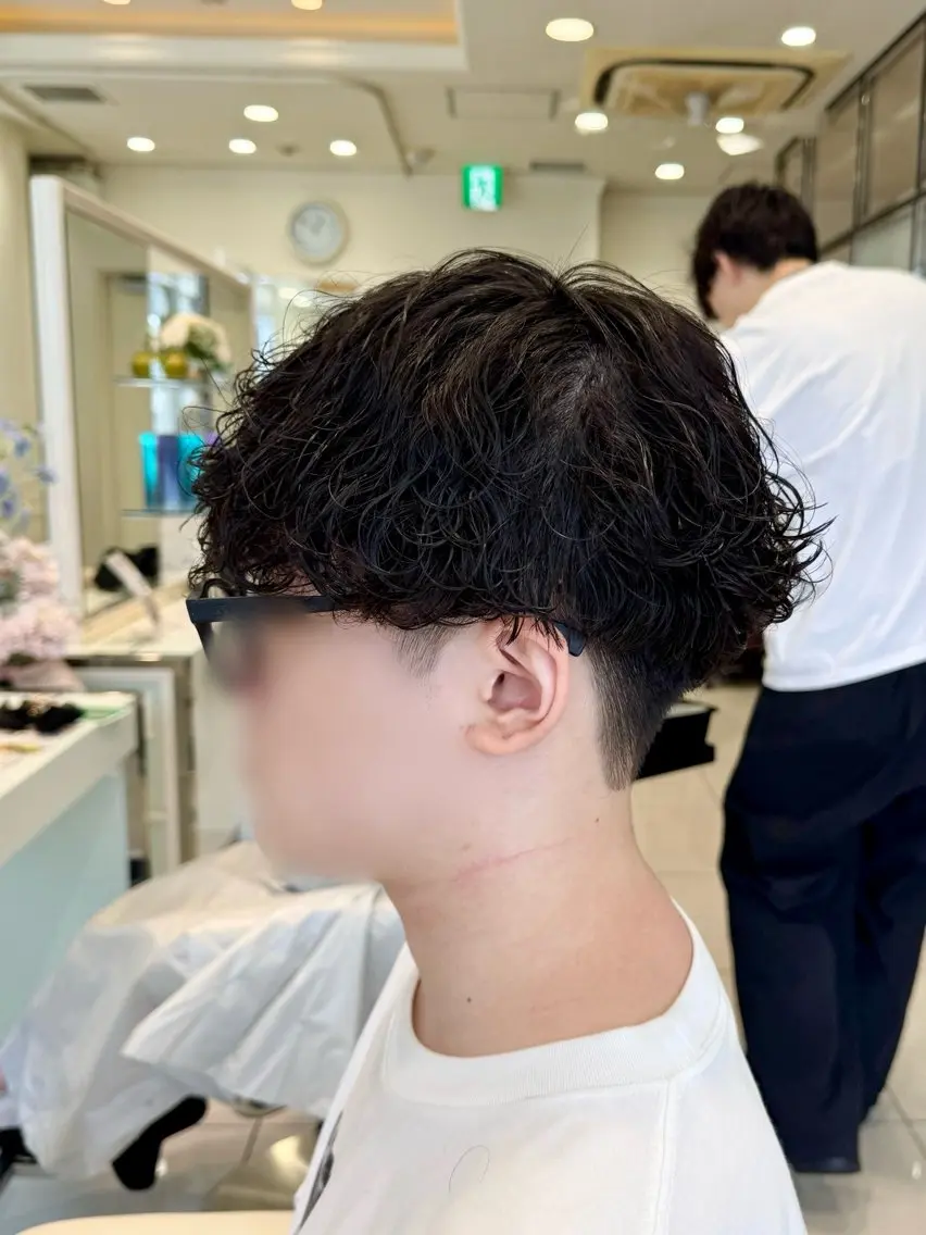 パーマ メンズ 【𝐀𝐬𝐡-池袋 】ひな💭🎀のヘアスタイル