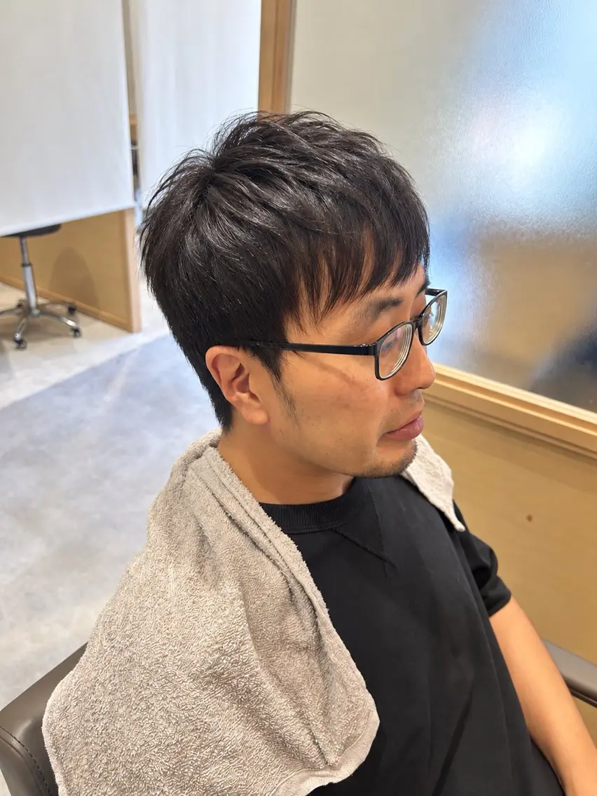 ショート メンズ ヘッドスパ 久木原 ゆりのヘアスタイル