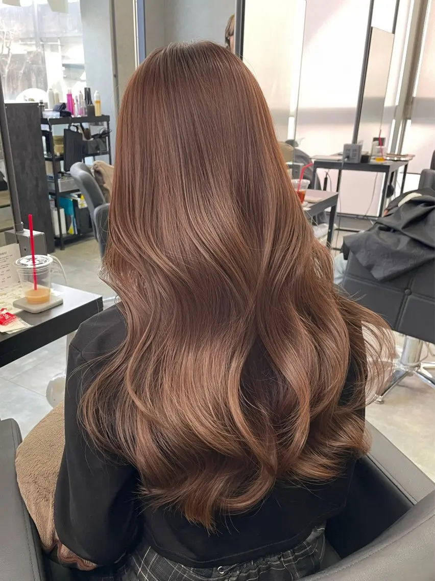 カラー りこ / 透明感カラー🎀🫧のヘアスタイル