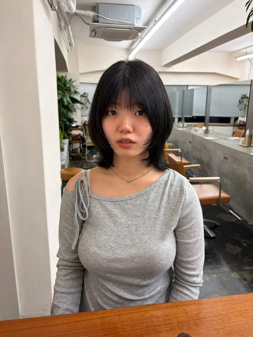 カラー 暖色カラー/レイヤー 唯菜 ユイナのヘアスタイル