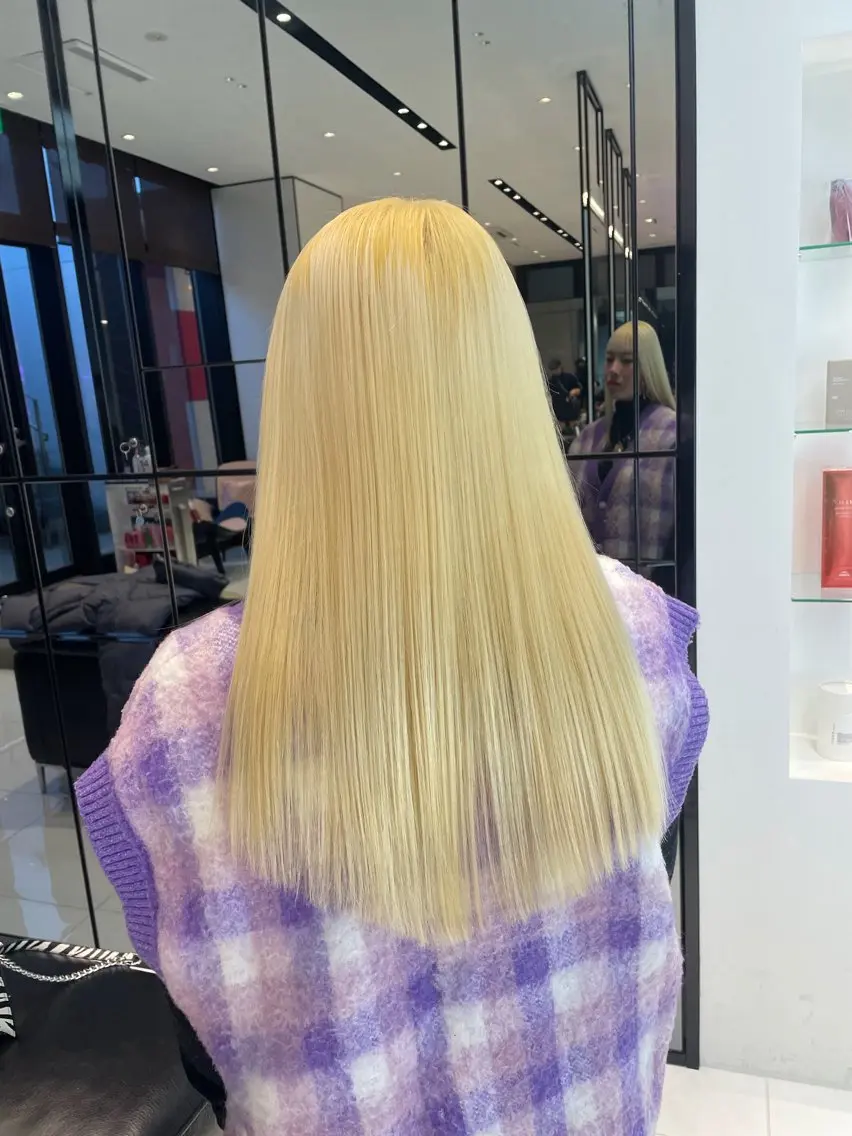 ロング カラー ブロンド ハイトーンカラー ヘアカラー 🎀吉祥寺🎀 カラー/Nanamiのヘアスタイル