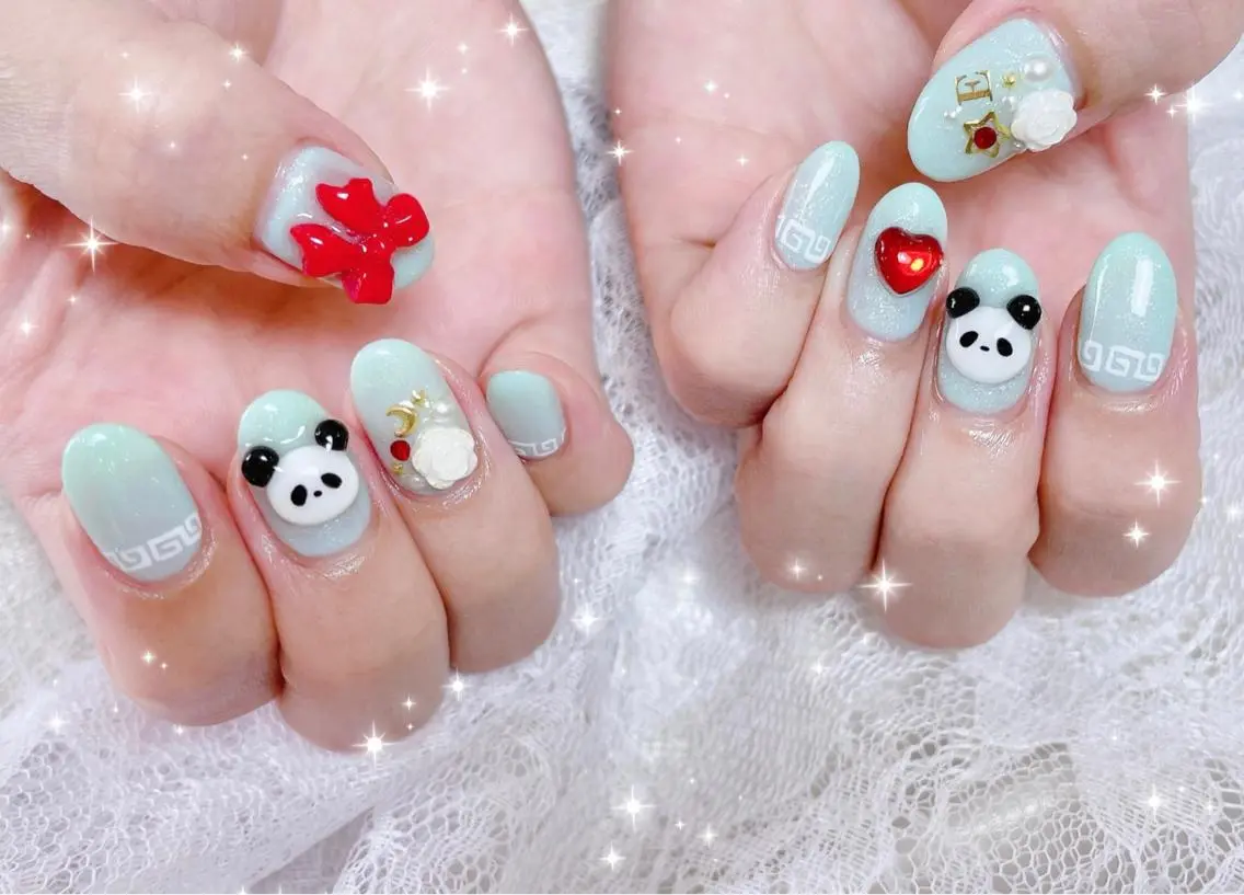 ネイル アートネイル ハンドネイル FLARE NAIL フレアネイルのネイルデザイン