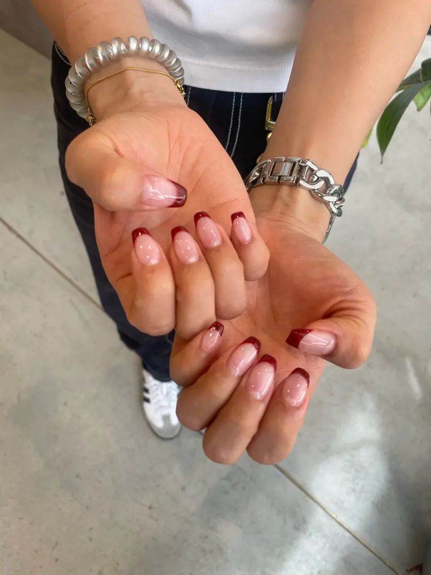 オフ込み💛　フレンチネイルの写真