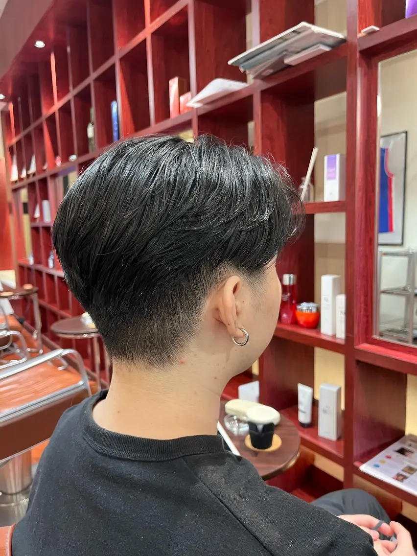 ショート パーマ メンズ メンズパーマ ニュアンスパーマ FIX店長/名駅/ 国際センター/パーマのヘアスタイル