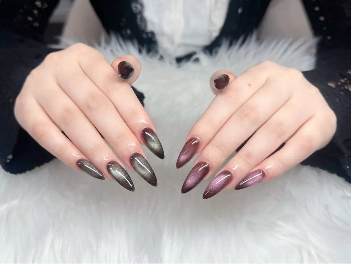 ネイル 韓国ネイル 持ち込み ニュアンスネイル ハンドネイル GOHOUBI Nail 心斎橋店のネイルデザイン