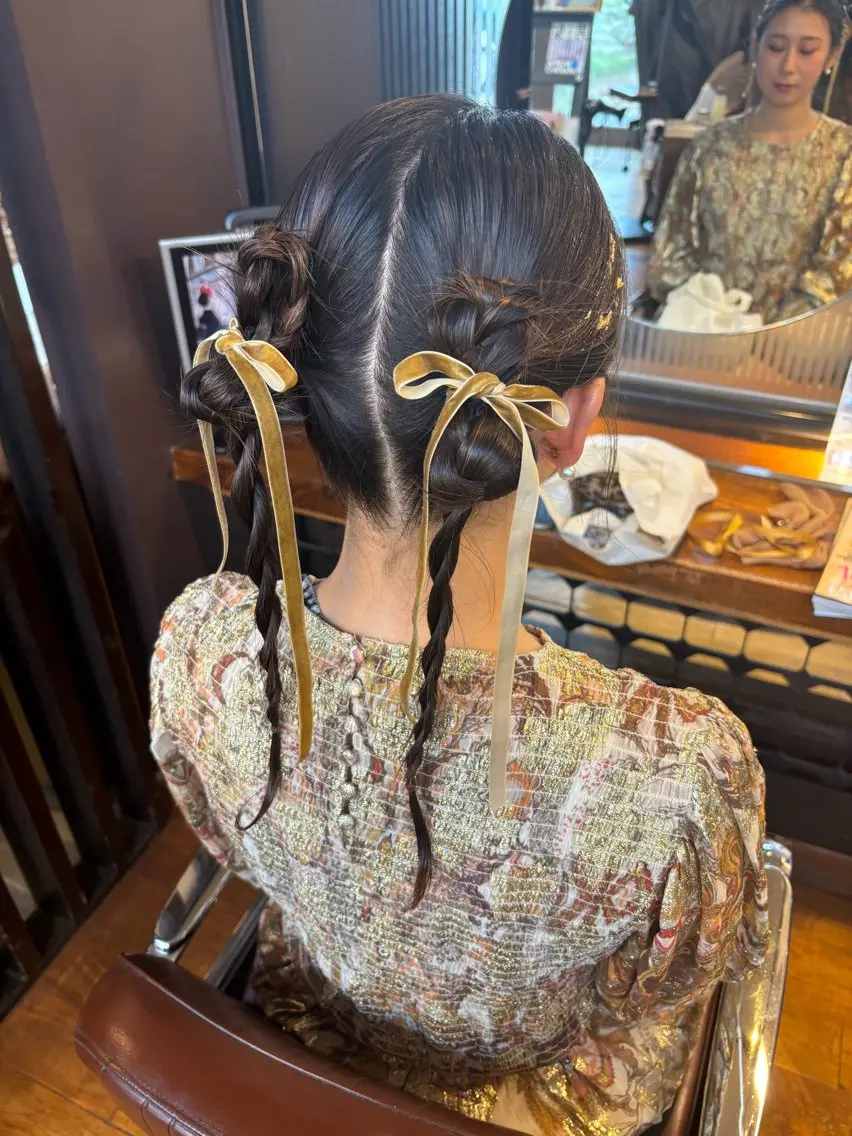 ヘアアレンジ ヘアセット NAGONSTYLE 田村　莉生のヘアスタイル