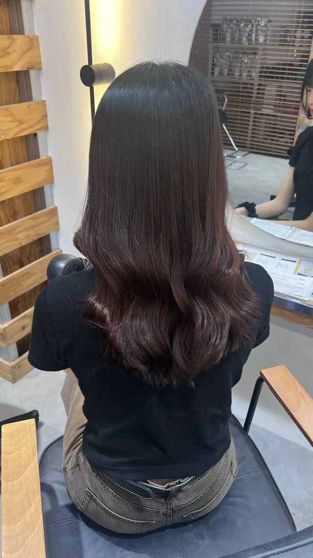 セミロング カラー まいか/ カラーモデル様大募集のヘアスタイル
