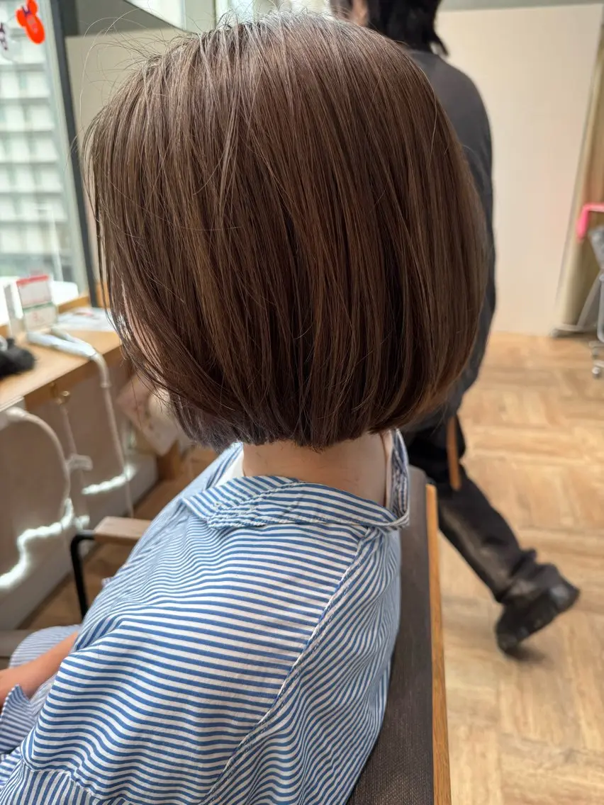 ミディアム カラー カット ヘアカラー 田中 洸樹のヘアスタイル