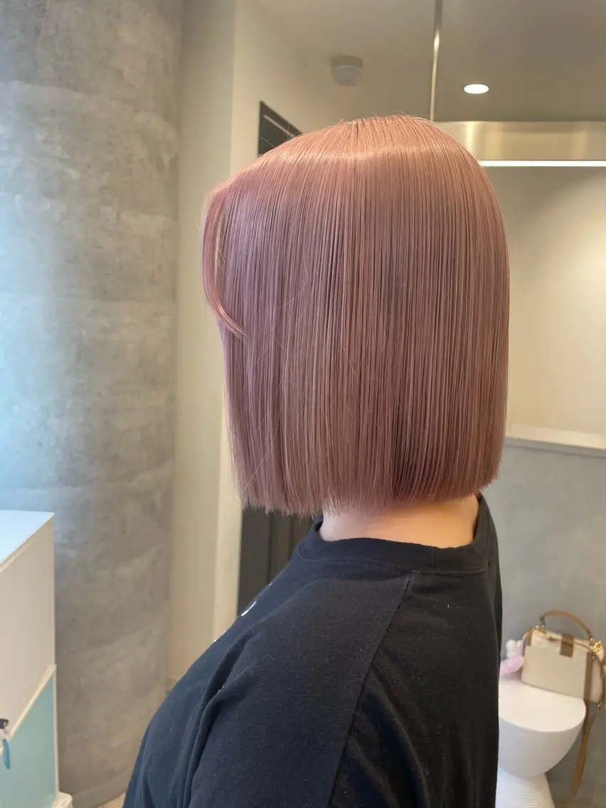 ミディアム ヘアカラー トリートメント ♡似合わせハイトーン ♡maiのヘアスタイル