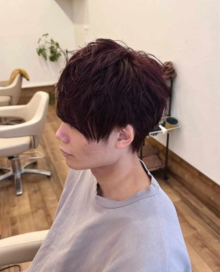 ショート メンズ カット ヘッドスパ 艶髪カラー/髪質改善 細貝 舞利のヘアスタイル