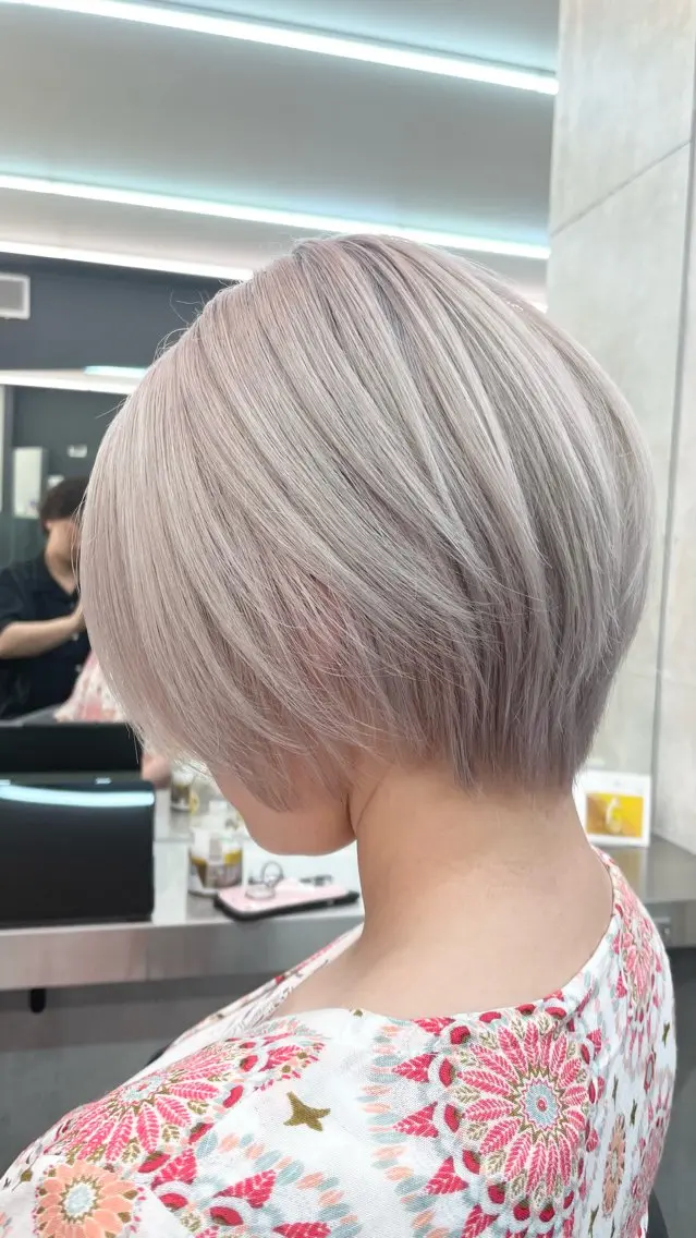 ショート カラー ヘアカラー トリートメント MAI /橿原美容室のヘアスタイル