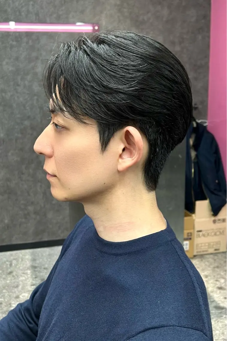 ショート パーマ メンズ カット 縮毛矯正 メンズスタイリスト 前田雄輝のヘアスタイル