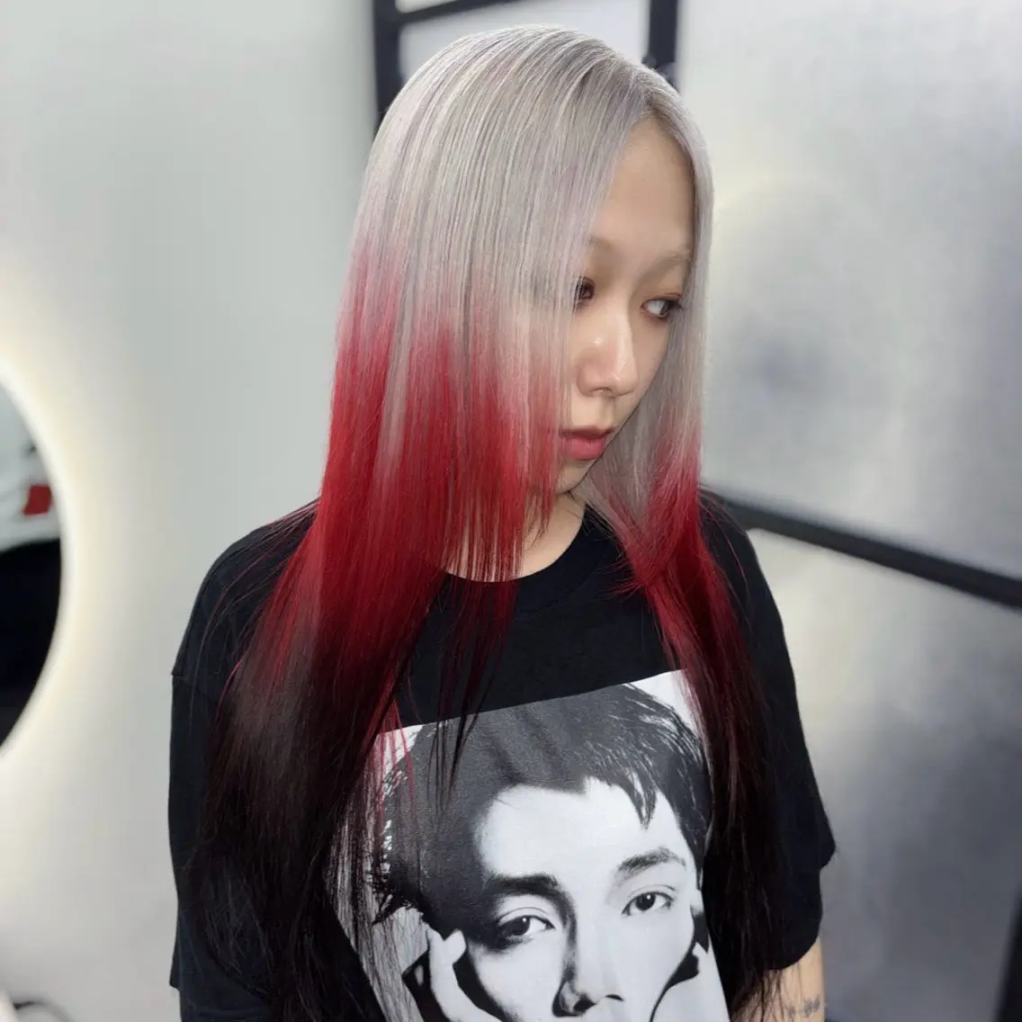 ロング カラー ヘアカラー Ren. 🦋デザインカラーのヘアスタイル