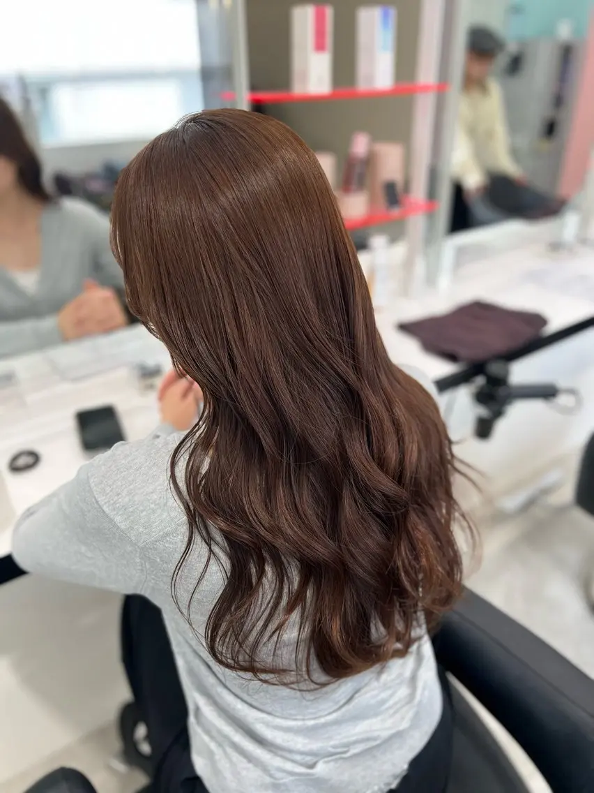 ロング カット ヘアカラー レイヤー/ダブルカラ ー🎀Sayakaのヘアスタイル