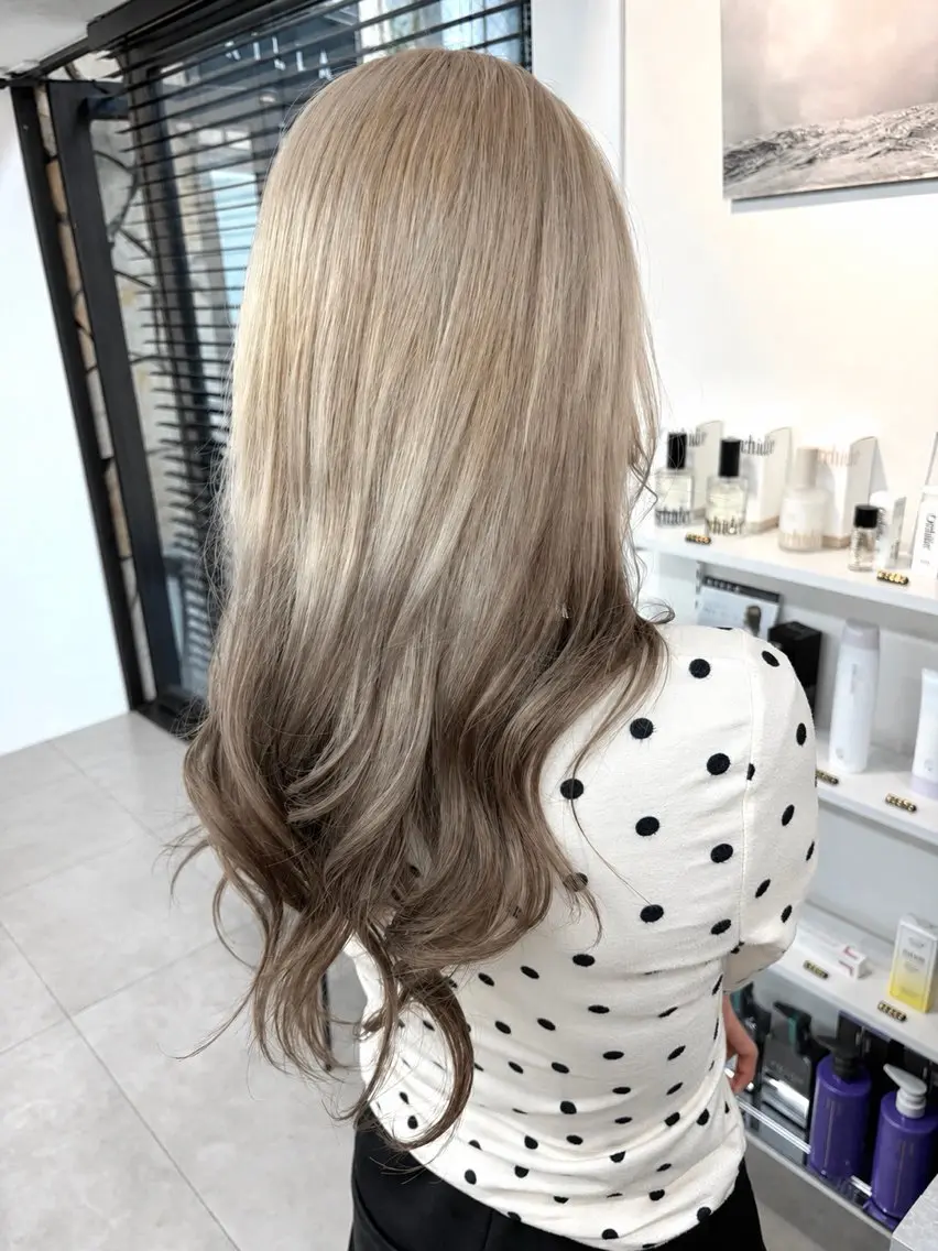 カラー デザインカラー ヘアカラー ブリーチ/推しカラー Hanaのヘアスタイル
