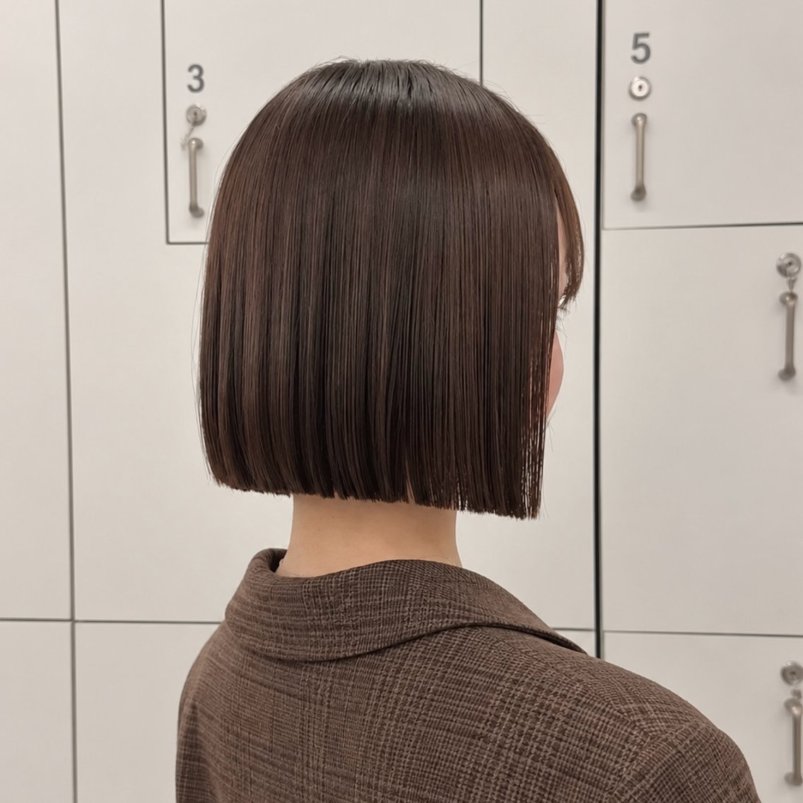 ショート カラー 透明感カラー ボブ カット トリートメント mei ボブ ショートボブ特化🤎のヘアスタイル