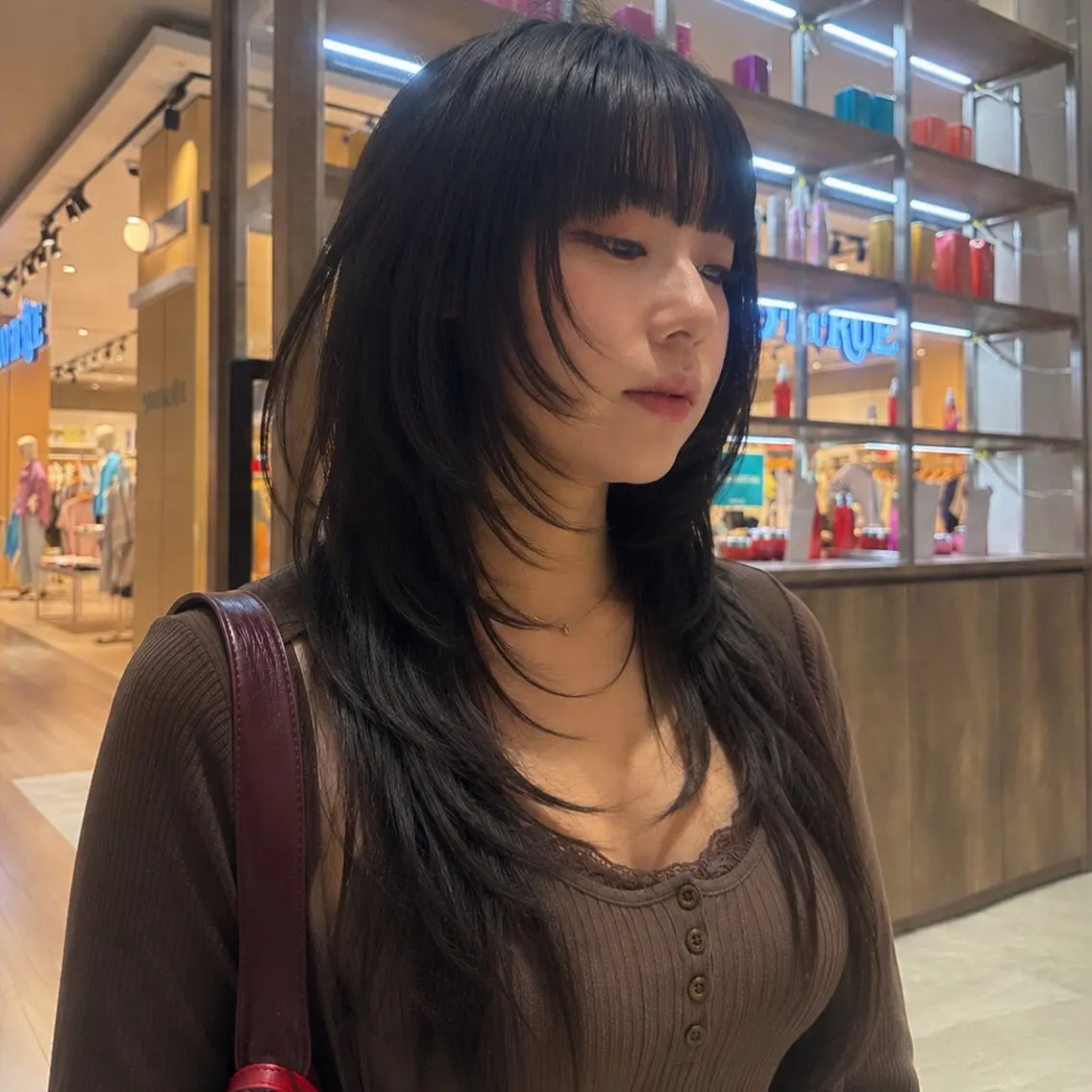 ロング カット ヘアカラー トリートメント 石井良典 髪質改善のヘアスタイル