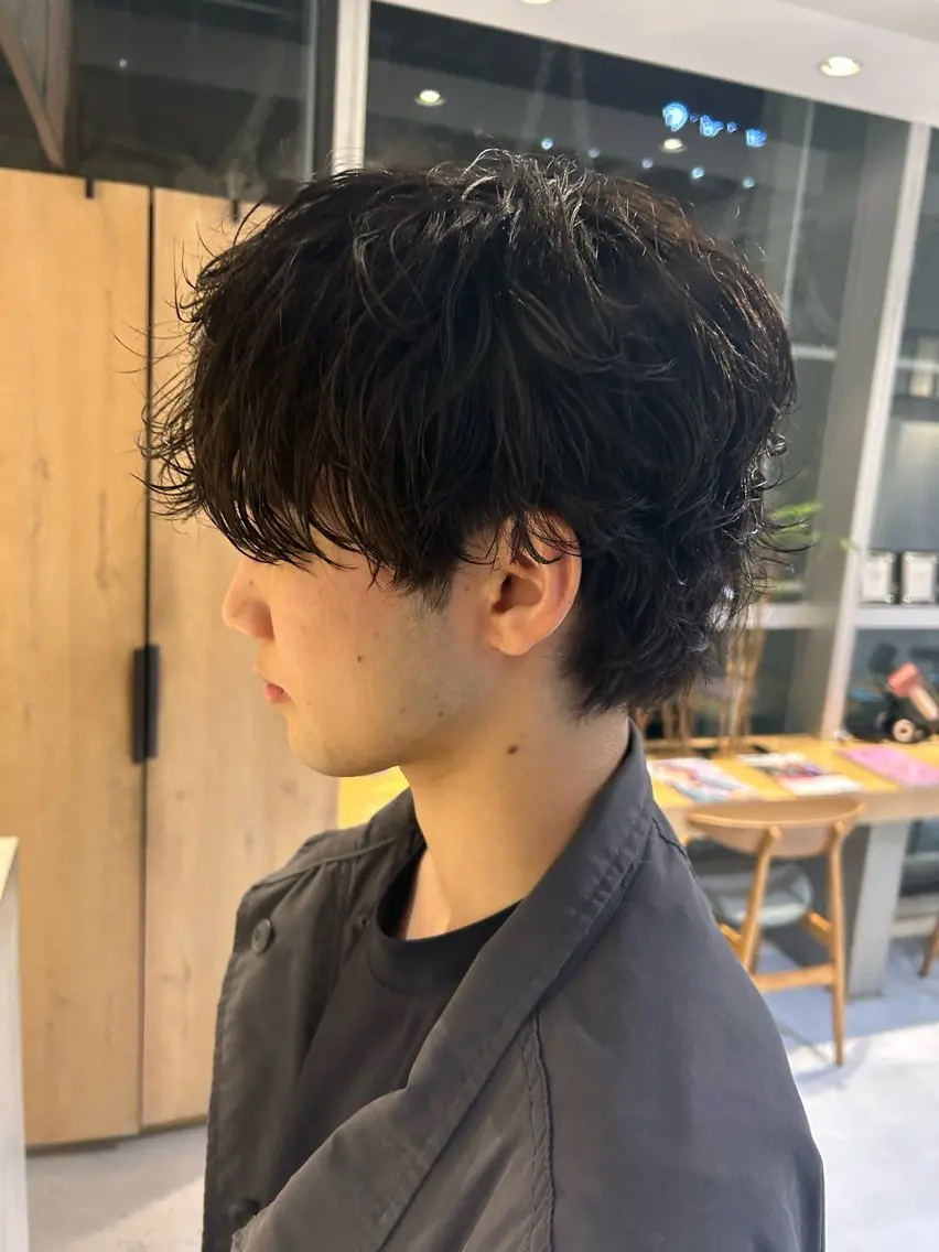 パーマ メンズ メンズ清潔感のプロ 💈メンズパーマ藤田のヘアスタイル