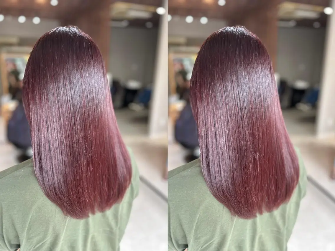 ミディアム sara中谷 哲のヘアスタイル