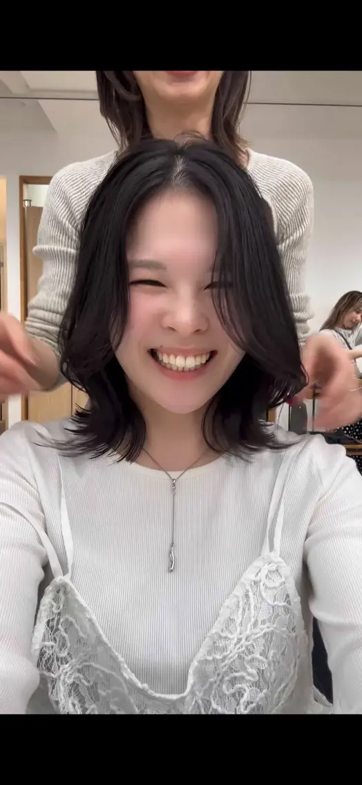 ミディアム カラー パーマ ヘアアレンジ メンズ キッズ カット ヘアカラー 骨格補正カット/ レイヤー🌿JUNのヘアスタイル