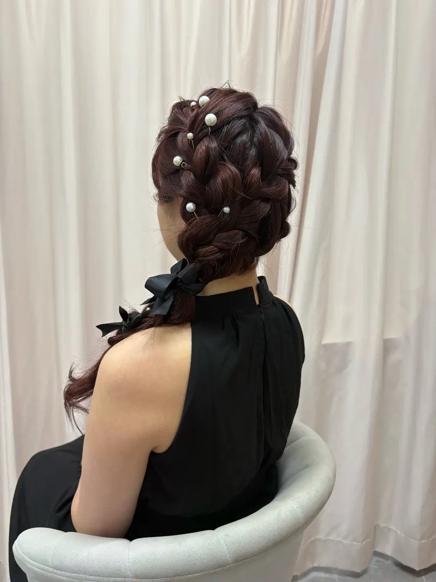 ヘアアレンジ 結婚式・ブライダル ヘアサロン ミカヅキのヘアスタイル