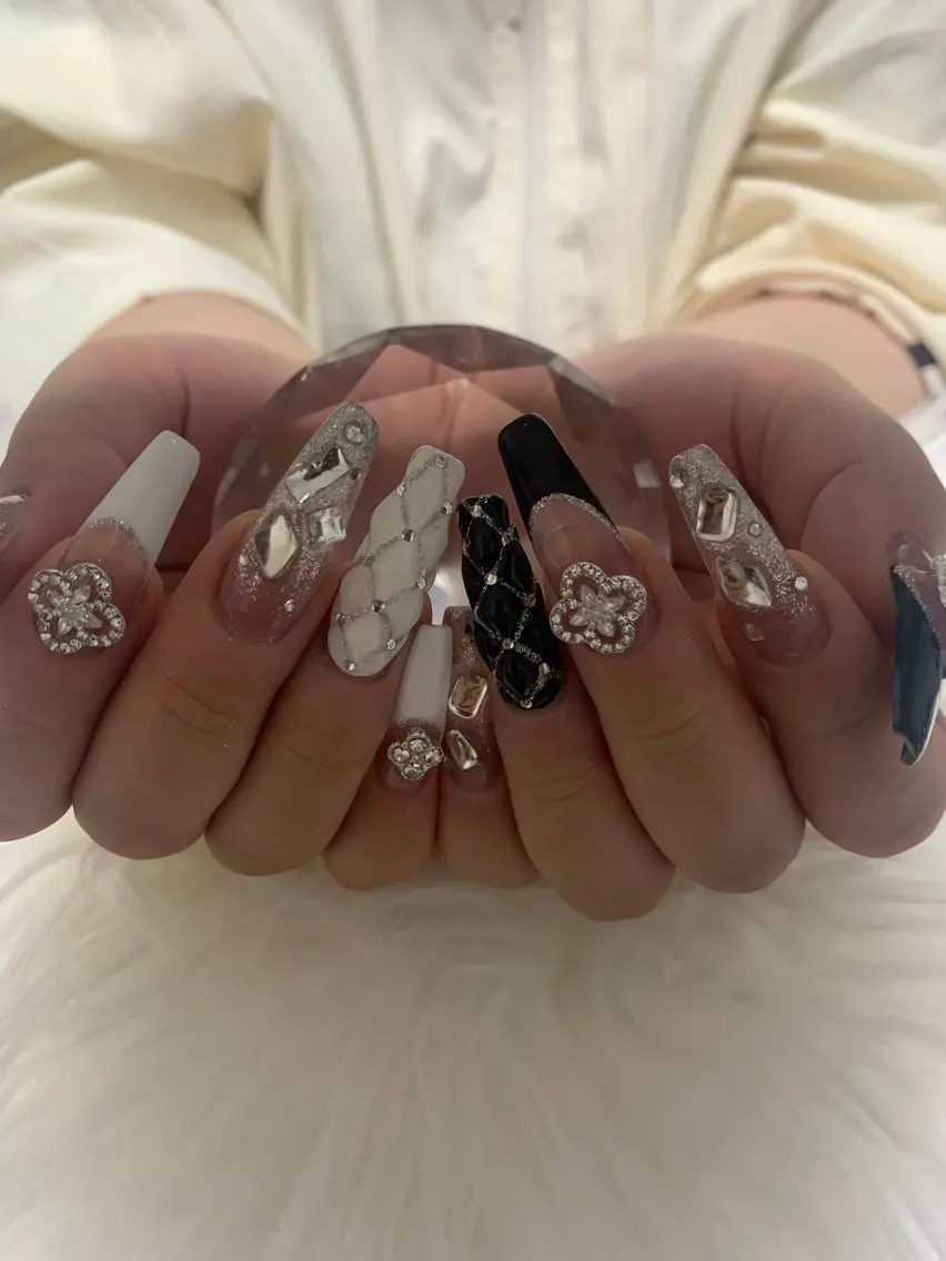 ネイル アートネイル オーロラネイル チークネイル 長さ出し フットネイル ハンドネイル 銀河_ Chan nailsのネイルデザイン