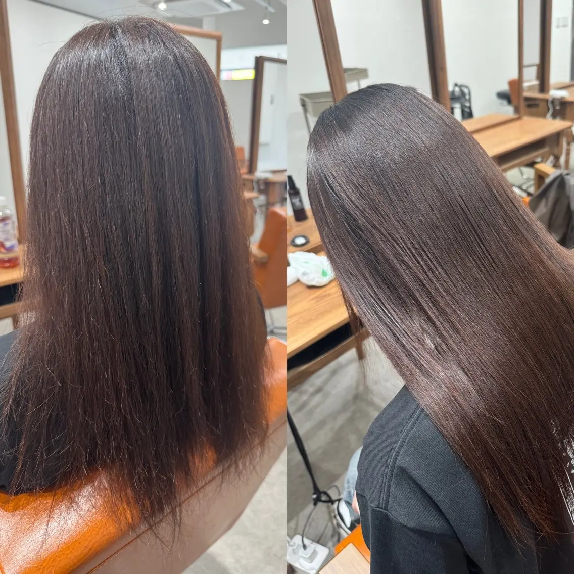 ロング カット 縮毛矯正 トリートメント 髪質改善縮毛✨ 泉谷彪芽のヘアスタイル