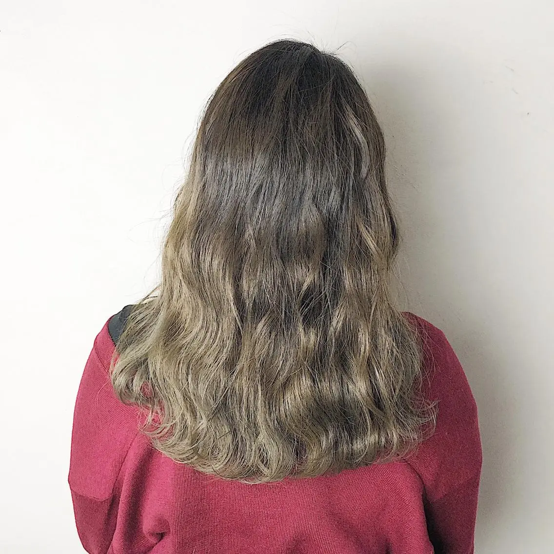ミディアム カラー カラーモデル募集中 美容室ハピスのヘアスタイル
