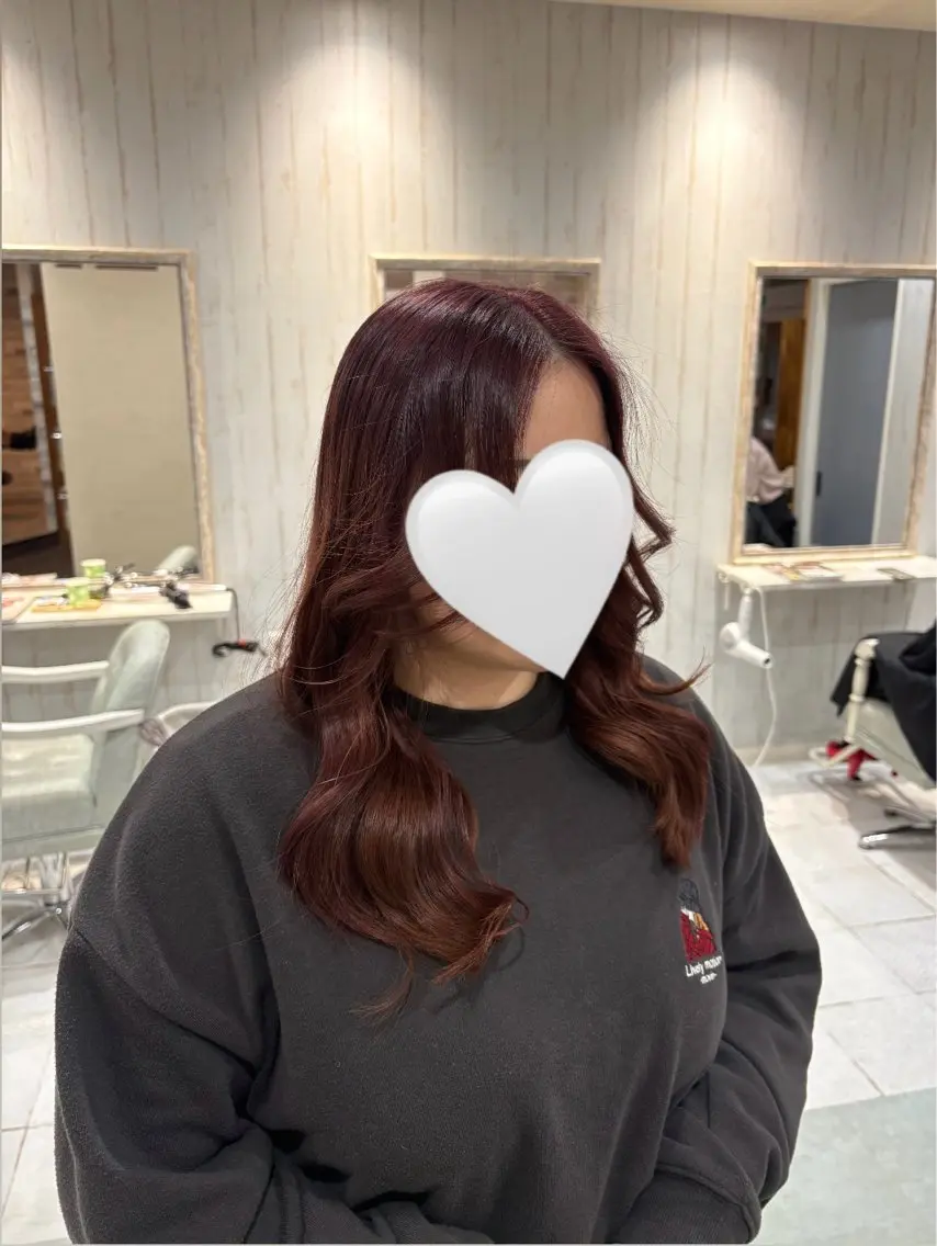 ブリーチなしダブルカラーの写真