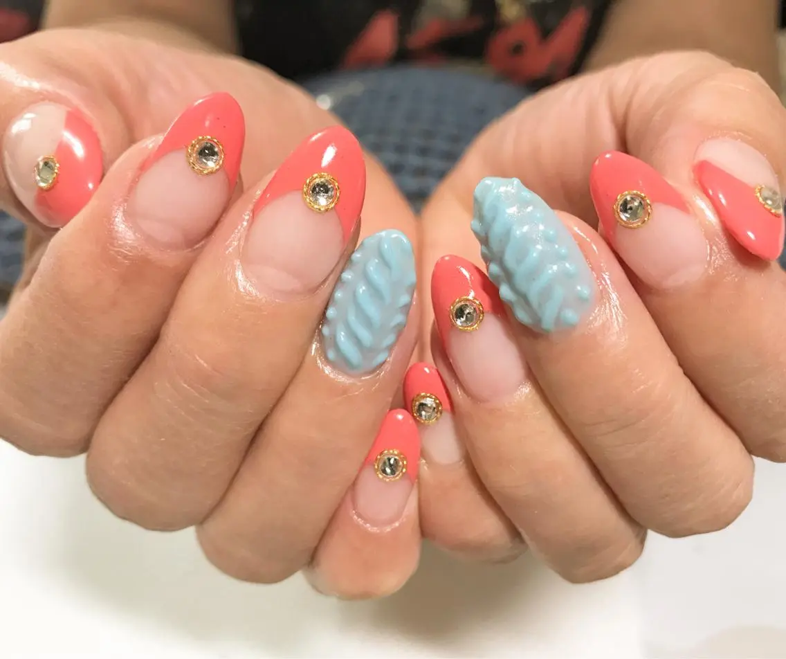ネイル フットネイル フレンチネイル ピンク シンプルネイル 春ネイル nail fufla ♡yamane♡のネイルデザイン