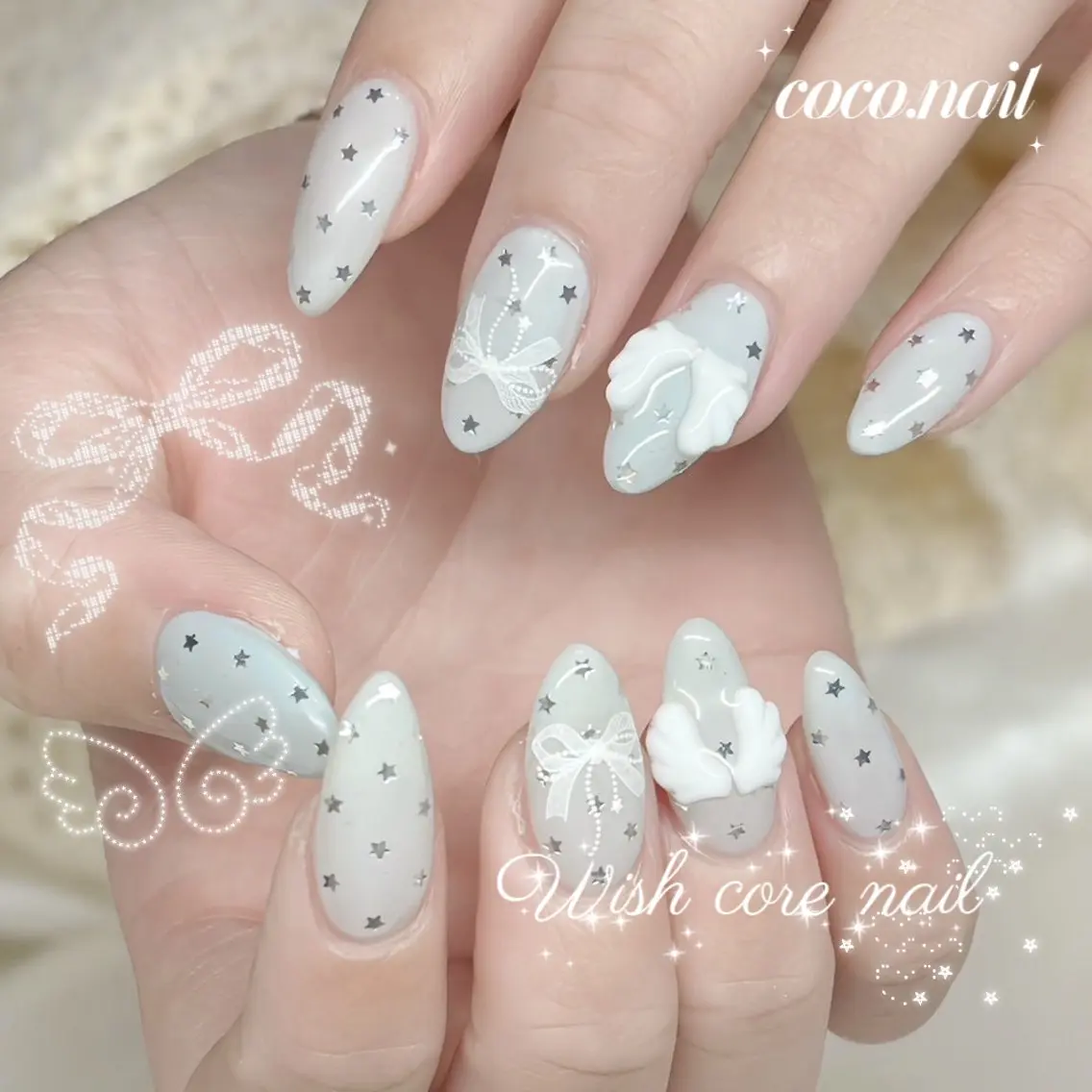 ネイル ハンドネイル coco.nail/ y2k/ワンホンのネイルデザイン