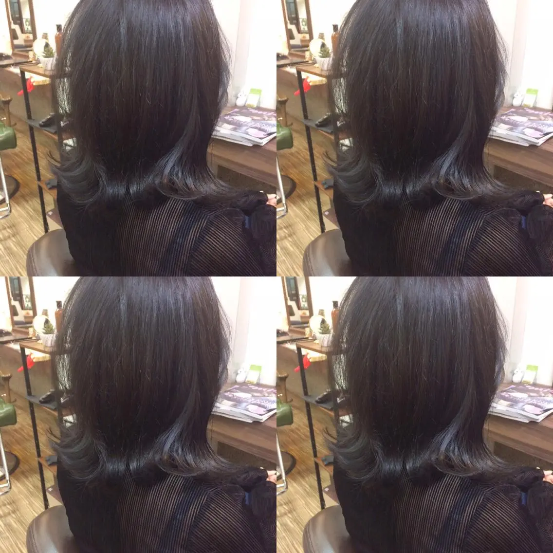 ショート アッシュ パープルカラー 🟦髪質改善6年 💊YAMAMOTOのヘアスタイル