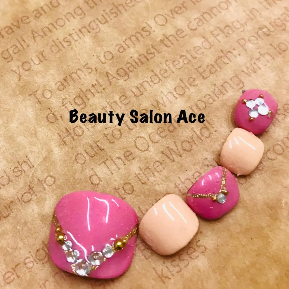 ネイル クリアネイル フットネイル 夏ネイル 池袋フィルイン Ace♡Nailのネイルデザイン