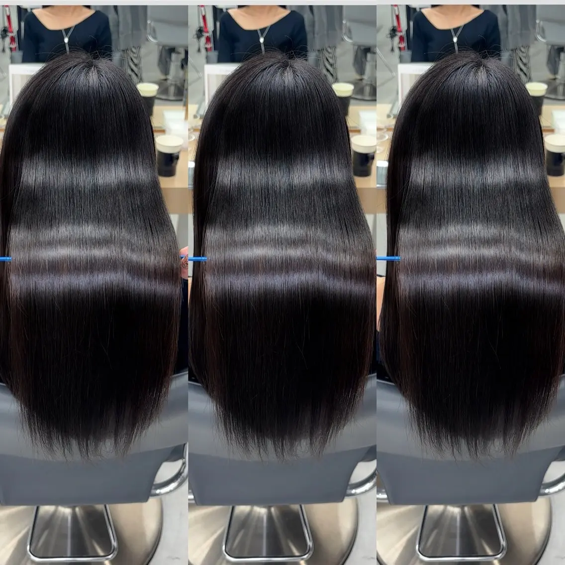 ロング カット ヘアカラー 縮毛矯正 トリートメント 今話題の艶髪矯正 美艶カラー/FUKAのヘアスタイル